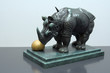 statuette of rhinoceros