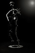 statuette of guitar player