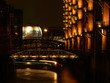 speicherstadt hamburg bei nacht