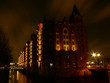 speicherstadt hamburg bei nacht