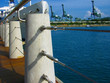 at the pier harbor