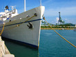 at the pier harbor