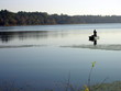 fisherman on lake fisherman on lake