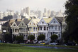 canvas print picture victorian building in san francisco, usa
