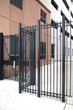 gated courtyard