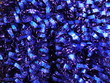 blue tinsel