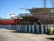 chantier naval de bateaux en bois