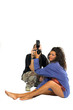 professional photographer with dslr