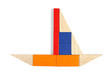 baby blocks figure - yacht baby blocks figure - yacht
