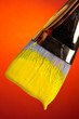 painting in yellow