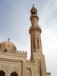 religious mosque in egypt and sky with clouds