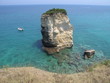 the rock in the sea