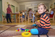 child play in kindergarten