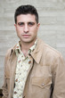 portrait of hip young man - waist up