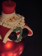 hanging santa ornament
