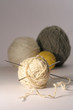 clews and knitting needle clews and knitting needle