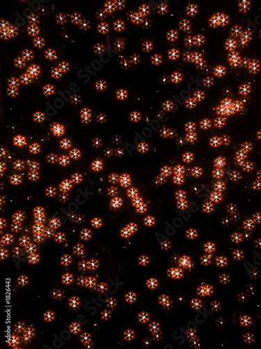Illustration: holographic snowflakes holographic snowflakes