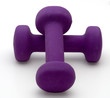 purple dumbells purple dumbells