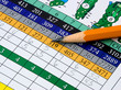golf card and pencil golf card and pencil
