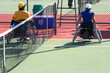 wheel chair tennis for disabled persons (women)