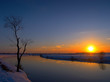 winter sunset