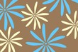 Kwiaty – graficzna tapeta w stylu vintage
