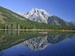Photo: reflection on string lake reflection on string lake