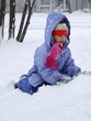 girl in the snow