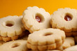 cookies with raspberry jam