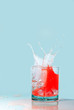 juice splashing