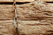 wood and chain