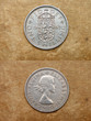 from series: coins of world. england. one shilling.