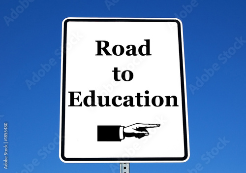 Photo: road to education road to education