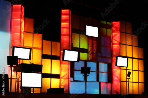 Photo: colorful stage production colorful stage production