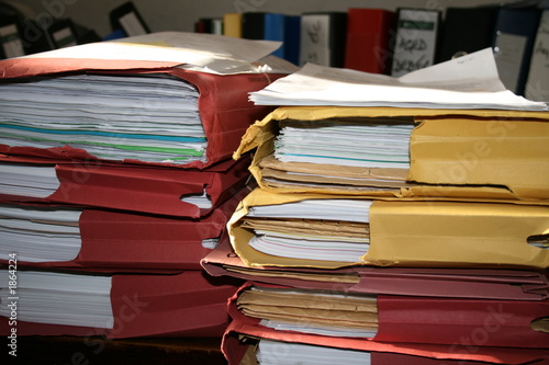 untidy desk