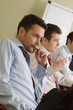 body language at the informal business men meeting