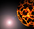 fantasy volcano planet