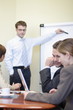 presentation, business people working in an office