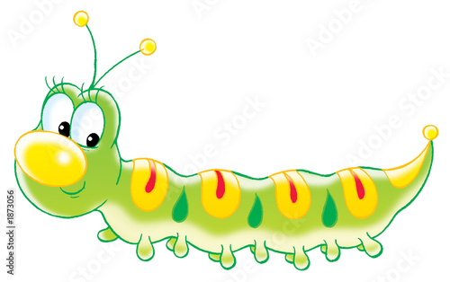 green caterpillar