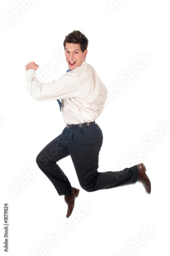 Foto: businessman running businessman running