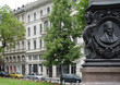 elegant residential and shopping street elegant residential and shopping street