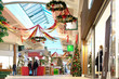 Photo: seasonally decorated shopping mall seasonally decorated shopping mall