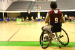 wheel chair basketball for disabled persons (men)
