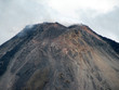 volcano with lava