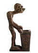 antique carved male wood figure antique carved male wood figure