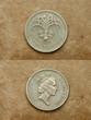 from series: coins of world. england. one pound.