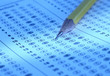 scantron and pencil