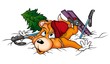 dog-fox skier