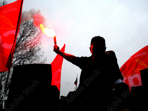 Photo: manifestant manifestant