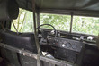 jeep deserted after a crash in the buch